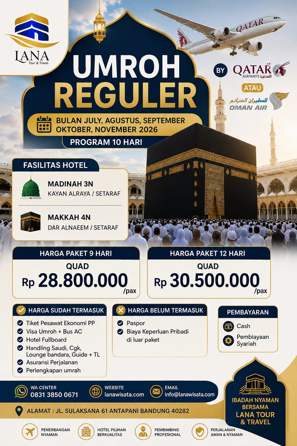 UMROH REGULAR 12 Hari
